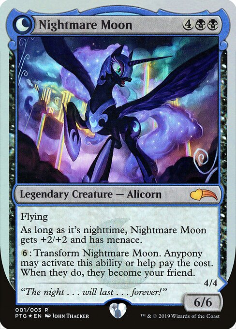 Nightmare Moon // Princess Luna card art