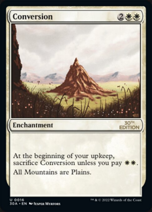 Conversion card art
