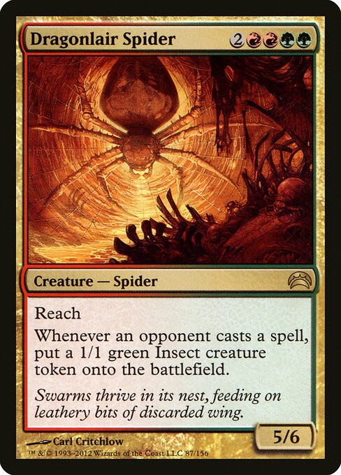 Dragonlair Spider card art