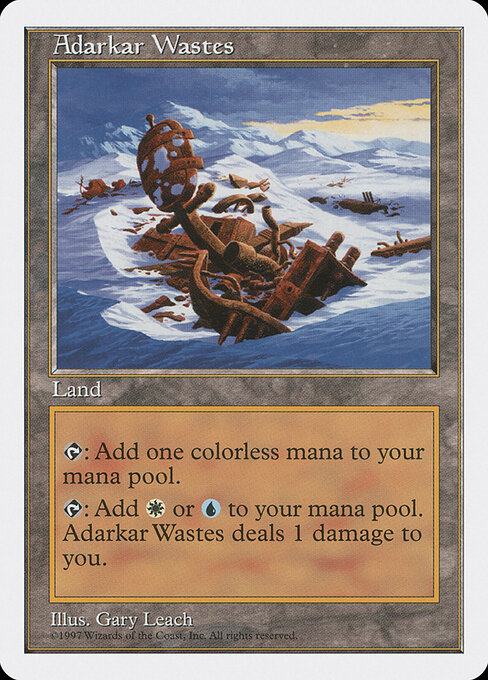 Adarkar Wastes card art