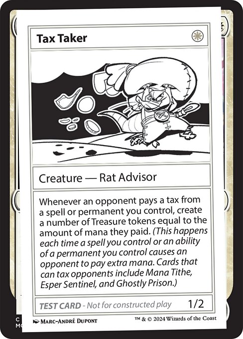 Tax Taker card art