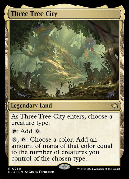 Three Tree City card art