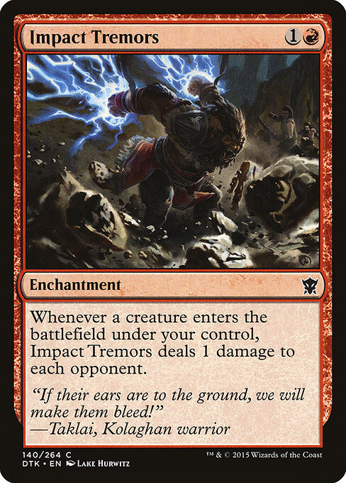 Impact Tremors card art