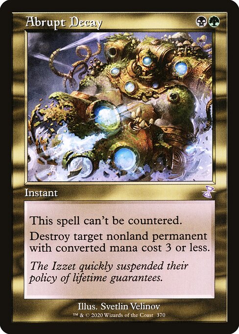 Abrupt Decay card art