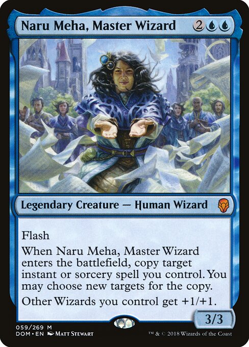 Naru Meha, Master Wizard card art