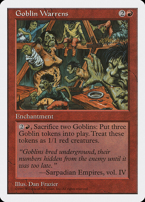 Goblin Warrens card art