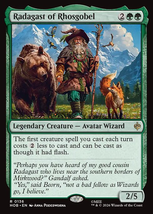 Radagast of Rhosgobel card art