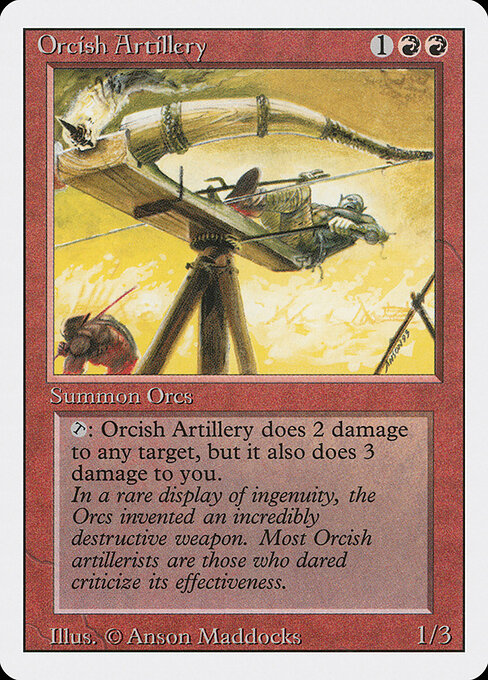 Orcish Artillery card art