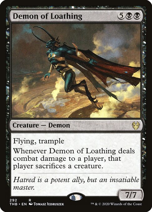 Demon of Loathing card art