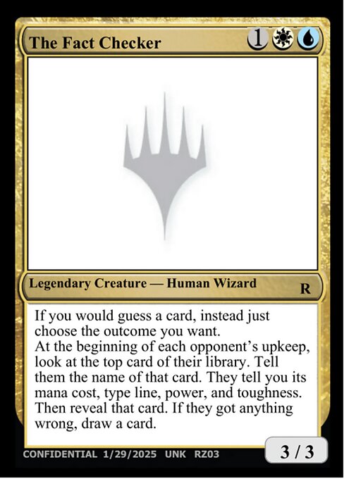 The Fact Checker card art