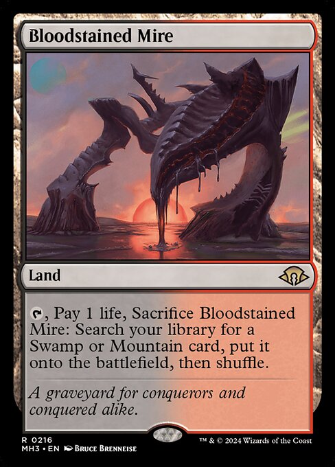 Bloodstained Mire card art