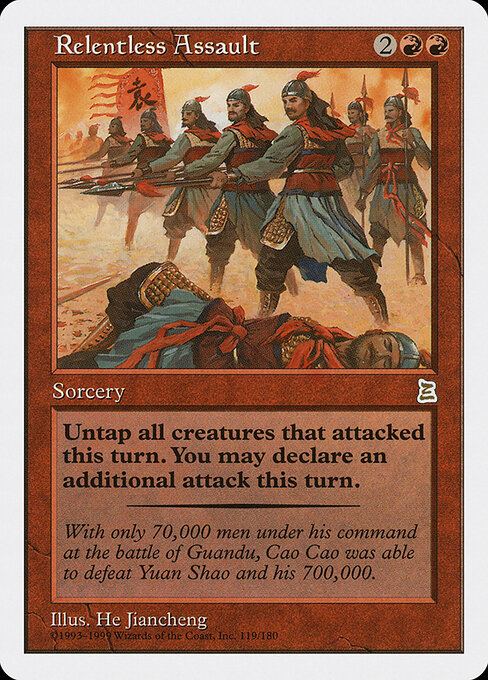 Relentless Assault card art