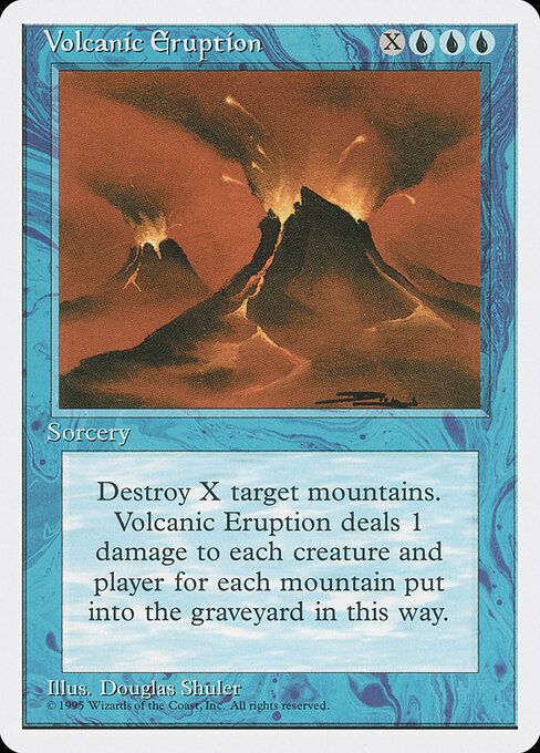 Volcanic Eruption card art