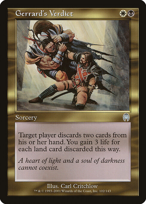 Gerrard's Verdict card art