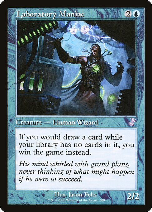 Laboratory Maniac card art