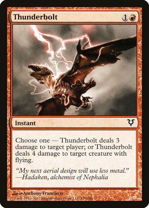 Thunderbolt card art