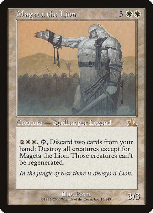 Mageta the Lion card art