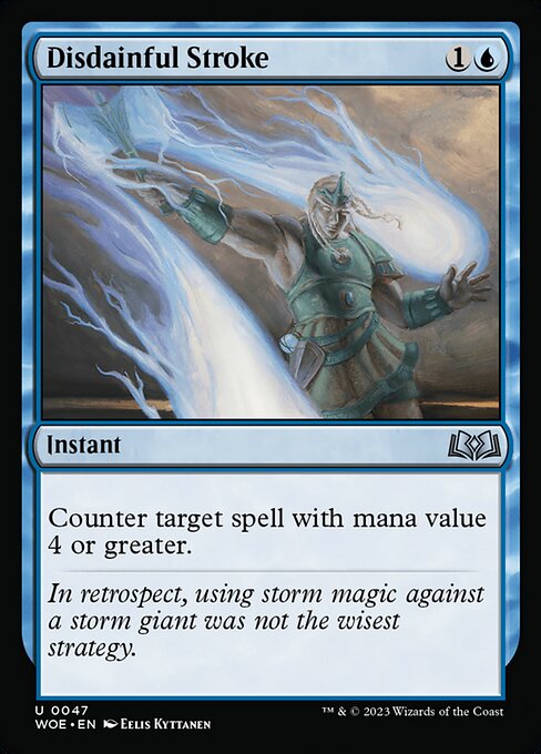 Disdainful Stroke card art