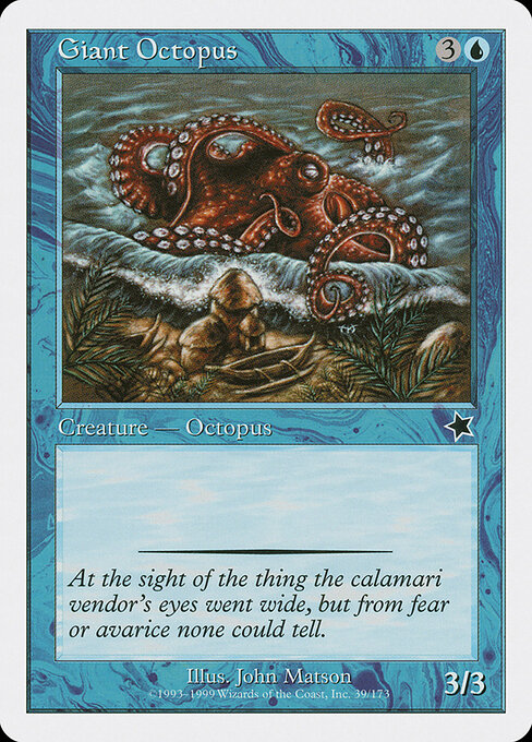 Giant Octopus card art