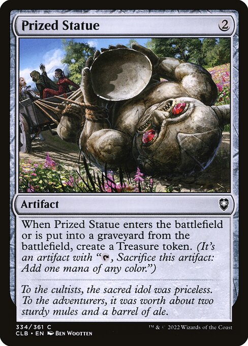 Prized Statue card art