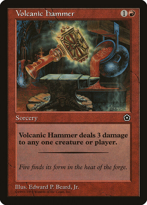 Volcanic Hammer card art