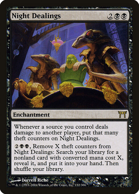 Night Dealings card art