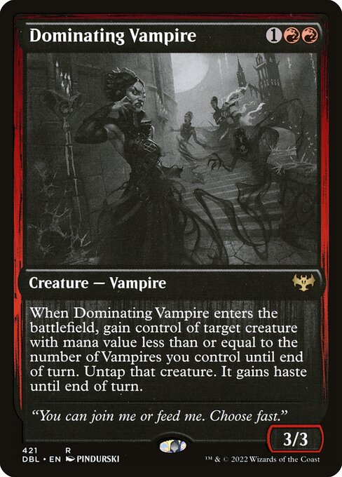 Dominating Vampire card art