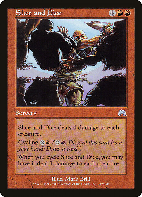 Slice and Dice card art