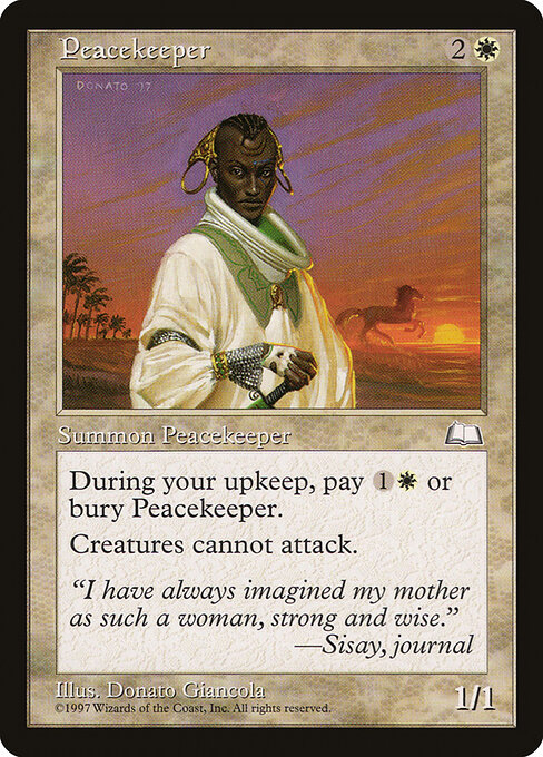 Peacekeeper card art