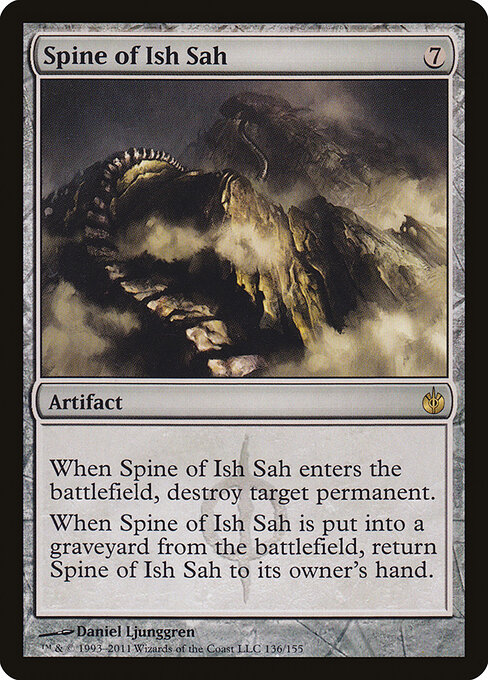 Spine of Ish Sah card art