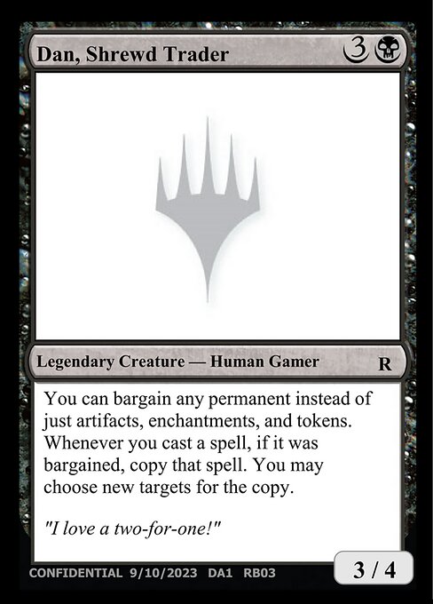 Dan, Shrewd Trader card art
