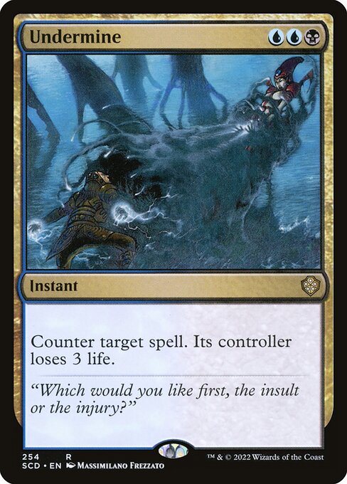 Undermine card art