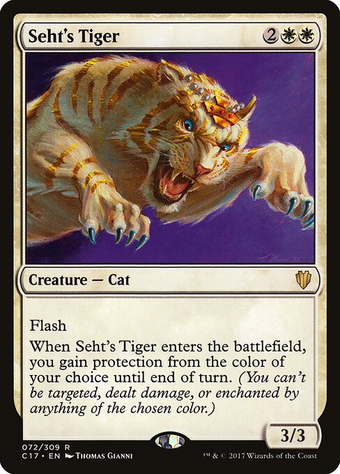 Seht's Tiger card art