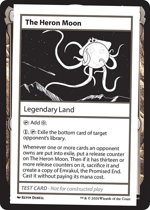 The Heron Moon card art