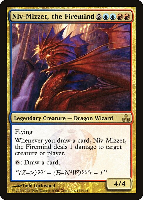 Niv-Mizzet, the Firemind card art
