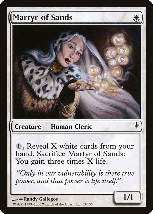 Martyr of Sands card art