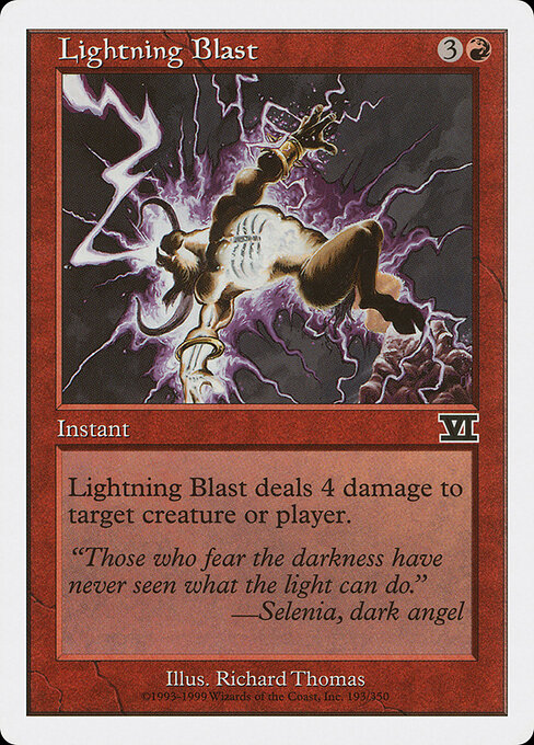 Lightning Blast card art