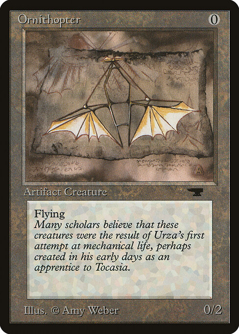 Ornithopter card art