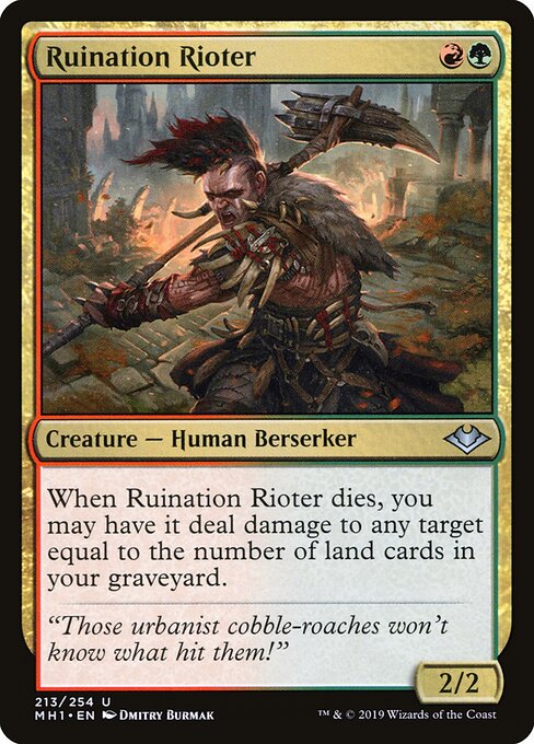 Ruination Rioter card art