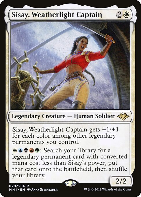 Sisay, Weatherlight Captain card art