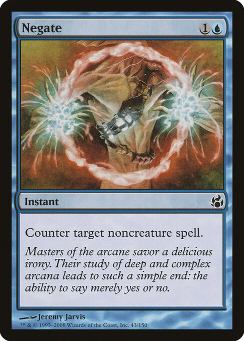 Negate card art