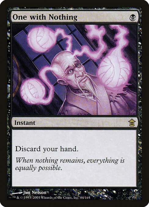 One with Nothing card art