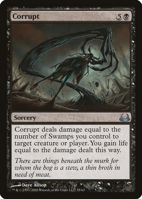 Corrupt card art
