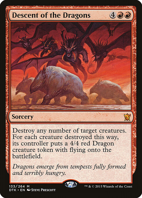 Descent of the Dragons card art