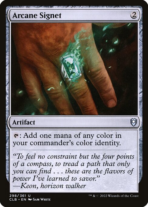 Arcane Signet card art