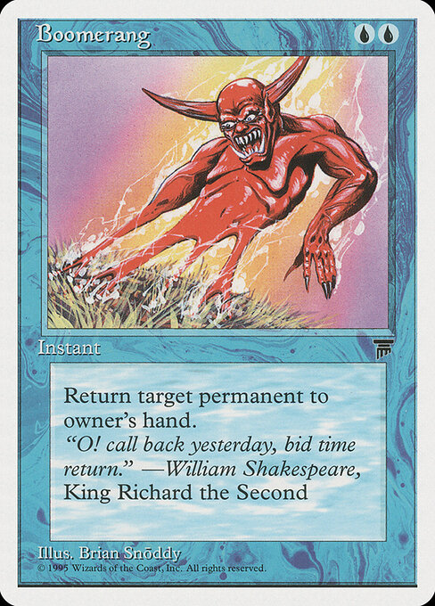Boomerang card art