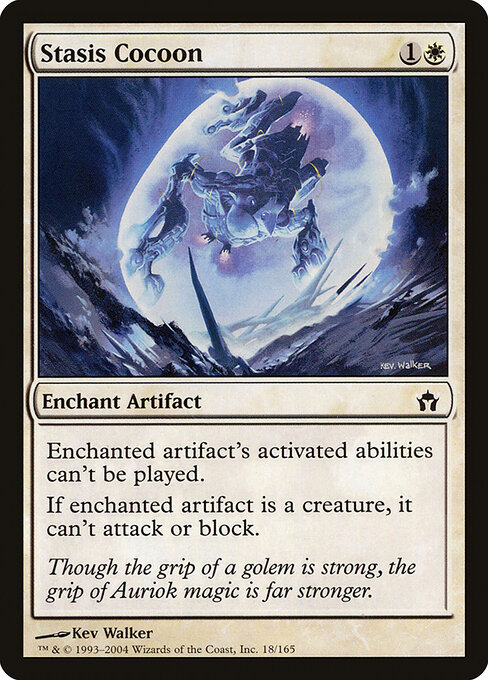 Stasis Cocoon card art