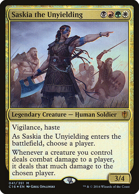 Saskia the Unyielding card art