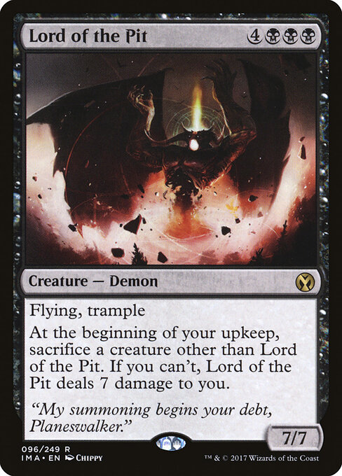 Lord of the Pit card art