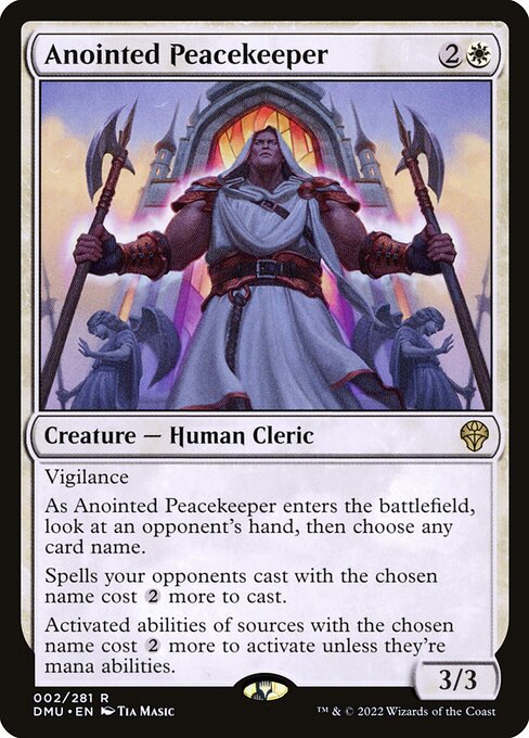 Anointed Peacekeeper card art